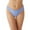Pale Iris, variant on b.tempt'd by Wacoal Women's Inspired Eyelet Thong Panty, Slate Rose, Large