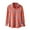 Orange, variant on Njoeus Fashion Men's Cotton Plaid Shirt Loose Youth Long Sleeve Casual Shirts with Pocket
