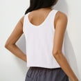 thumbnail image 4 of Tank Tops for Women Sleeveless Round Neck Loose Tank White S, 4 of 6