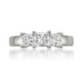thumbnail image 4 of Arista 1/2 Ct Diamond Cluster Women's Engagement Ring in Sterling Silver (I-J, I2-I3), 4 of 4
