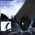 thumbnail image 2 of for iPhone 15 Plus Camera Lens Protector Silicone Case, Ultra-Thin Lightweight Bumper/Frameless Slim Cover, Minimalist Yet Protective Bumper Shell (Black), 2 of 12