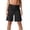 Black, variant on Gunia Plus Size Gym Shorts Women Lightweight Solid Blend Yoga Shorts Casual Fitness Womens Shorts Casual Black M
