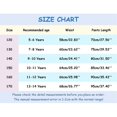 thumbnail image 3 of Girls Wide Leg Jeans Elastic Waist Baggy Jeans Bow Print Pants School Pants Girls Pants for Girls Size 5-14 Years, 3 of 6