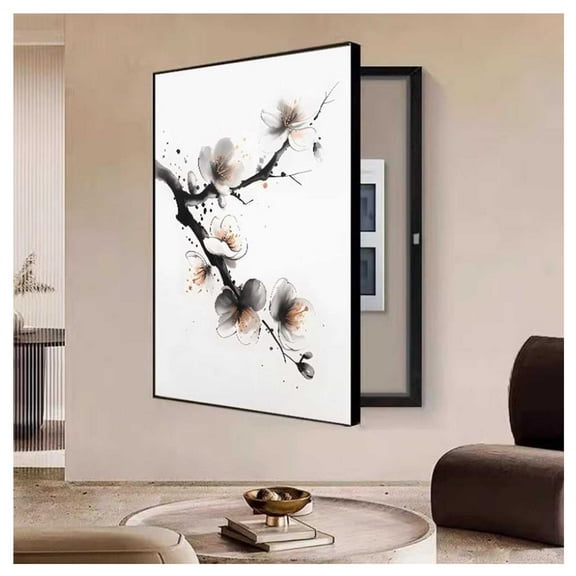 Cover Electric Panel Hide Meter Box,Decorative Electric Meter Cover,Decorative Electric Panel Picture for Living Room Hotel