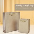 thumbnail image 2 of Minnieouse Banquete de boda Favor Pendientes Brazalete Relojes Pulseras Bolsa de papel Tienda Centro comercial Caja de regalo de joyería portátil Bolsas Ropa, zapatos y accesorios Miscelánea Oro S Minnieouse AP016195-05B, 2 of 6
