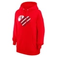 thumbnail image 2 of Women's G-III 4Her by Carl Banks  Red New England Patriots Heart Graphic Fleece Pullover Hoodie, 2 of 5