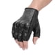 thumbnail image 5 of Guantes para moto Superbike G11, piel sin dedos, color negro, 5 of 6