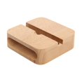 thumbnail image 3 of funtasica Phone Holder Loudspeaker Wooden Ornament Bracket Desk Base Universal Phones Rack, 3 of 9
