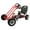 Red, variant on hauck Blizzard Ergonomic Pedal Ride On Go Kart Toy for Boys and Girls Ages 4 to 8, Red