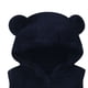 thumbnail image 3 of Chaqueta de invierno para niños, de color sólido, sin mangas, con capucha y cremallera, forro polar, cálida, de poliéster., 3 of 4