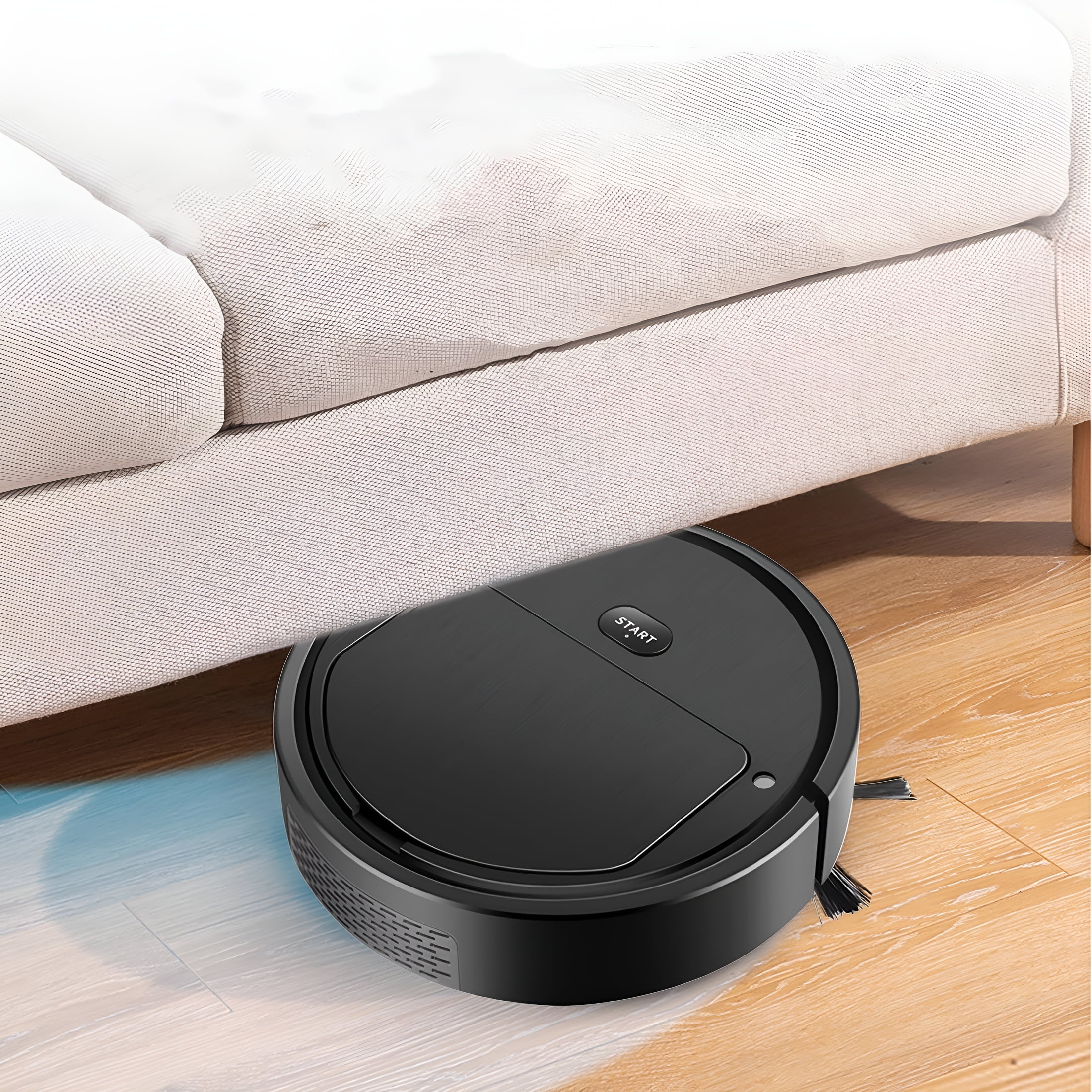 ZEPARO Robot Vacuum and Mop Combo,2 in 1 Mopping Robot Vacuum Cleaner,USB-Charging Robotic Vacuum,Slim,Ideal for Hard Floor,Pet Hair,Low-Pile Carpet