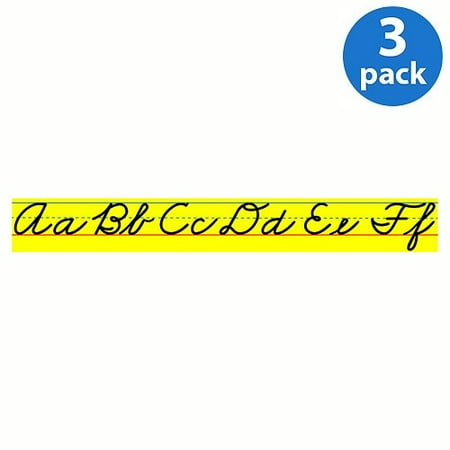 Ashley Magnetic Alphabet Line, Cursive, Pack of 3