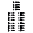 thumbnail image 3 of Qarigey 24 Pieces False Nails Press-on Stick-on Wearable Full DIY Nail Manicure Art Tips Cover Tools Sticker Supplies Tips Fingernails Type2 NO2, 3 of 6