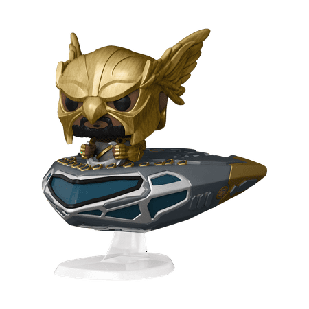 UPC: 0889698641951 | Funko Pop! Ride Super Deluxe: Black Adam – Hawkman in Cruiser Vinyl Figure