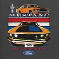 thumbnail image 6 of Wild Bobby, Mustang Powered by Ford Performance Cars and Trucks Unisex Graphic Hoodie Sweatshirt, Charcoal, XX-Large, 6 of 6