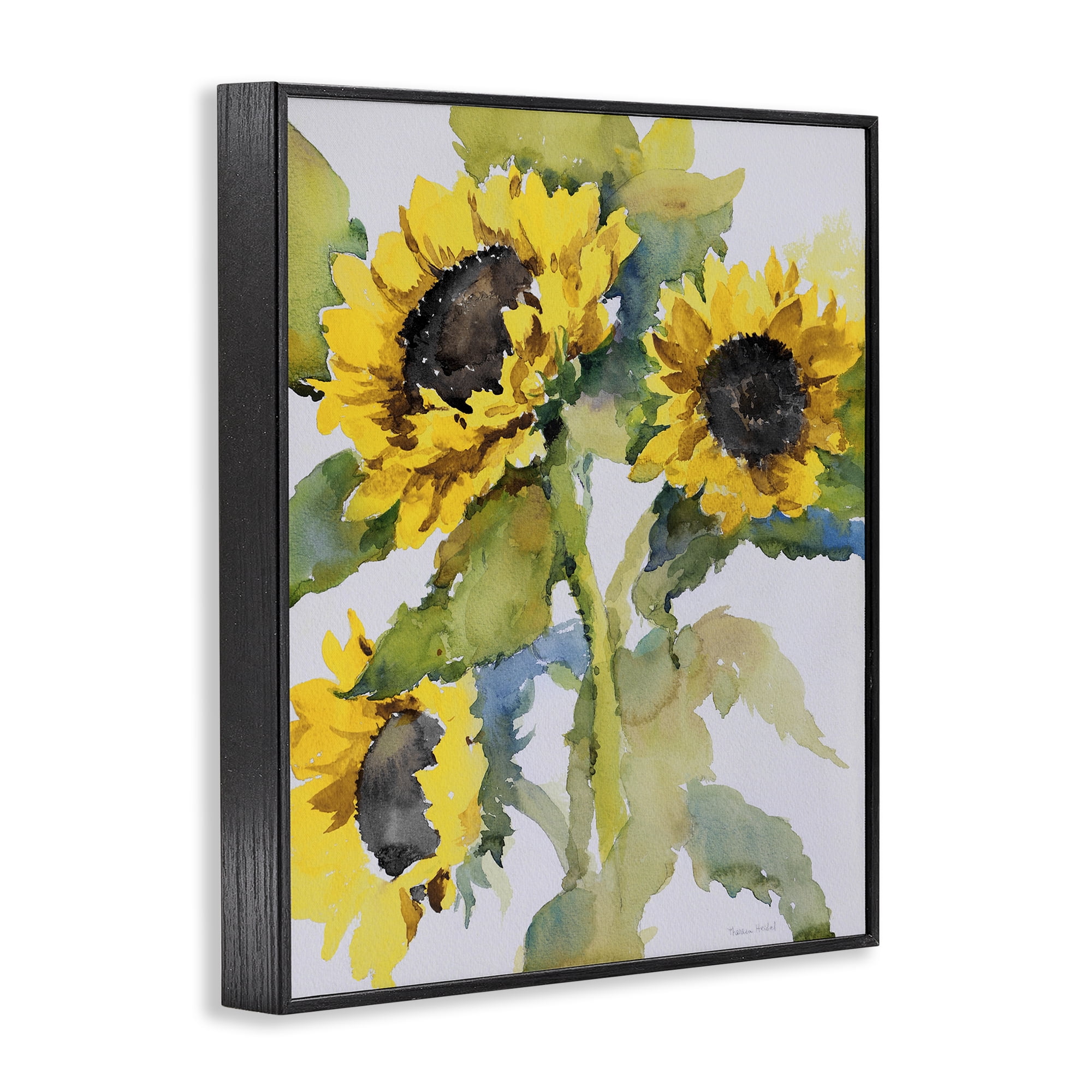 Stupell Industries Bright Blooming Bouquet Botanical & Floral Painting Black Framed Art Print Wall Art, 11 x 14