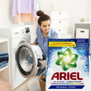 (3 pack) Ariel Laundry Detergent Powder, Original Scent, 35 oz, 22 Loads