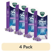 (4 pack) Vicks VapoSteam Liquid for Humidifiers & Vaporizers, Cough Suppressant with Camphor, Humidifier Liquid, Lavender, 8 fl oz (VIN30008V1)