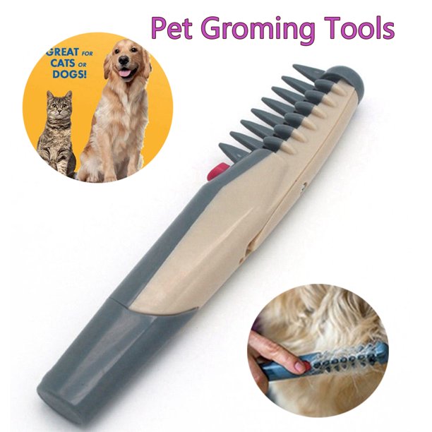 Electric Dog Cat Grooming Tools Comb Groomer Pet Hair Scissor Trimmer