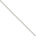 thumbnail image 1 of 925 Sterling Silver 1.5mm Cable Chain Anklet Ankle Bracelet Round Link, 1 of 8