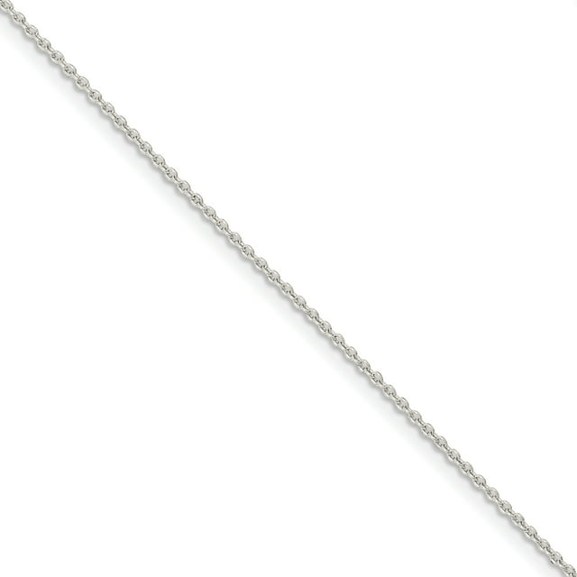 925 Sterling Silver 1.5mm Cable Chain Anklet Ankle Bracelet Round Link