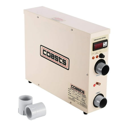 Electronic Pool Heater - BestEquip 11KW 220V Pool Heater Thermostat Swimming Pool SPA Hot Tub Electric Water Heater Pump Assistant Digital Thermostat