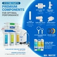 thumbnail image 3 of Max Water filtration d'Eau RO à 5 Étapes avec Robinet, Réservoir Robuste, + Filtres de Remplacement pour 50 GPD, 3 of 5