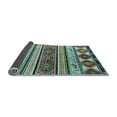 thumbnail image 2 of Ahgly Company Indoor Square Oriental Light Blue Modern Area Rugs, 5' Square, 2 of 4