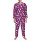 thumbnail image 3 of Balery Vintage Vinyl Record Pijama para Hombre de Dos Piezas con Manga Larga, Conjunto de Dormir y Descanso Suave con Bolsillos-XX-Large, 3 of 7