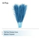 thumbnail image 3 of Uxcell 6 piezas de hierba de pampa 17.7" hierba de pampa falsa para decoración de bodas azul, 3 of 7