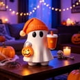 thumbnail image 6 of AZXY Cute Ghost Halloween Decor, Halloween Decorations Outdoor, Halloween Decorations Indoor, Halloween Decorations Party, Halloween Yard Decor, Mini Tabletop Resin Ornament, 6 of 7