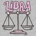 thumbnail image 2 of Girl's Lost Gods Zodiac Libra Art Symbol  Graphic Tee Athletic Heather Large, 2 of 5