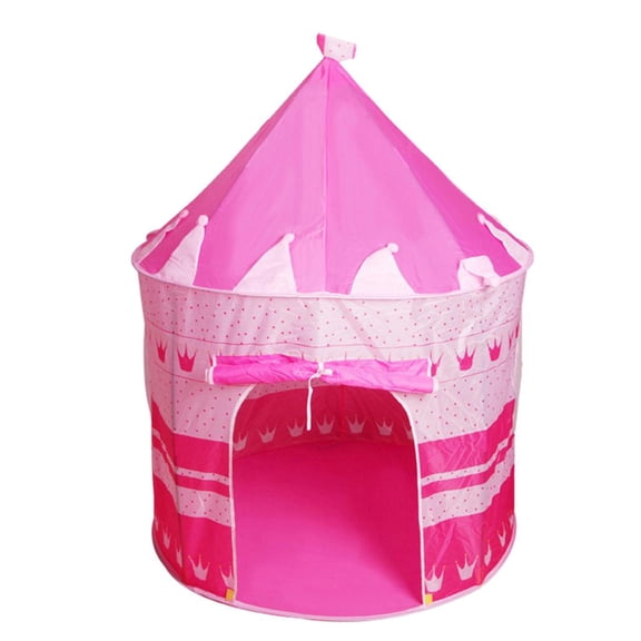 QSTDGVPW Kids Play Tent Girls Toy Princess Castle Play Tent Kids Playhouse Indoor/Outdoor Pink