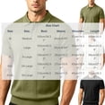 thumbnail image 3 of Men's Smart Casual Knit Polo Shirt, Hollow Out Textured Short Sleeve Shirt for office & Weekend White, 3 of 5