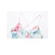 thumbnail image 5 of HH TRAF Vestido corto de verano para mujer, elegante, con tirantes finos, estampado floral, con volantes, sexy, sin mangas, 5 of 5