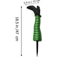 thumbnail image 6 of ZOELNIC 1 Pair Halloween Wicked Witch Leg Yard Stakes Witch Leg Garden Stake for Halloween Indoor Outdoor Decor, Green, 6 of 6