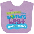thumbnail image 3 of Inktastic Math Teacher Gifts for Kids Boys or Girls Baby Bib, 3 of 4