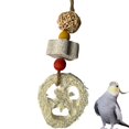 thumbnail image 1 of Parrot Chewing Toy Hanging: Bird Beak Grinding Stone Bird Cage Toy for Parakeets, 1 of 10