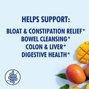 Santo Remedio Colon Plus, Colon Cleanser, Dietary Psyllium Husk Fiber and Probiotics Supplement, 30 Servings, Mango Flavor