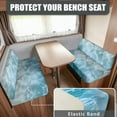 thumbnail image 2 of Yuyamidu Blue Water RV Dinette Cushion Covers Washable Camper Cushion Slipcovers Soft RV Couch Cushion Covers Furniture Protector for RV Camper Decoration, 2 of 7