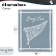 thumbnail image 4 of Stupell Industries Modern Long Live Boyhood with Border Canvas Art, 16 x 20, by Cherrywood Lane, 4 of 8