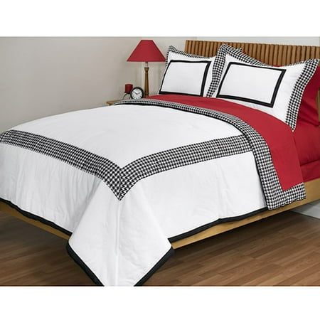 Electro Pop Houndstooth Comforter Set