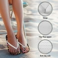 thumbnail image 4 of Psesaysky Skeletons Stars Colorful Beach Sandals for Women Girls Versatile Convenient Soft Footbed House Flip Flops, 4 of 7