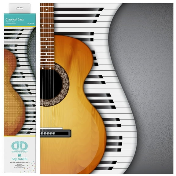 Diamond Dotz Classical Jazz Diamond Painting Kits for Adults - Diamond Art Kits a Relaxing Creative Craft Kit with Dotz Gems 16.1x11.8