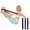 3PCS, variant on Resistance Bands for Fitness and Stretching, 8-Section Numbered Elastic Exercise Band with Clear Markings, Portable Yoga Pilates Training Band for Home Workout