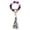 3, variant on for Key Ring Bracelet Car Keychain Holder for Women Silicone Beaded Bangle Wrist