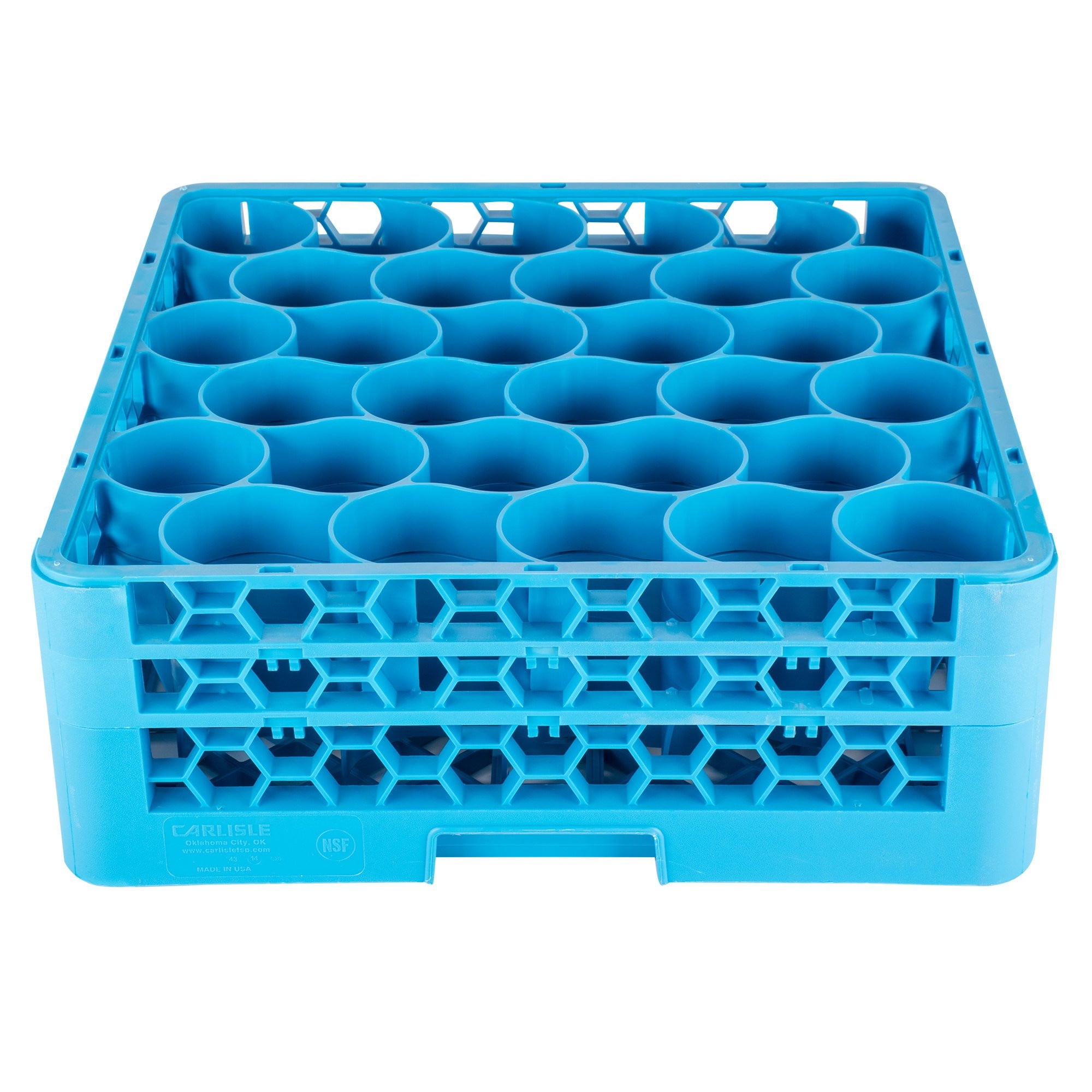 Carlisle Rw30-114 Opticlean Newave 30 Compartment Glass Rack With 