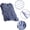 2pack Blue, variant on Rosoz 2 Pack Ocean Themed Fishing Net Wall Decor with Shells, Ideal for Pirate Parties, Weddings & Photo Prop Decorations