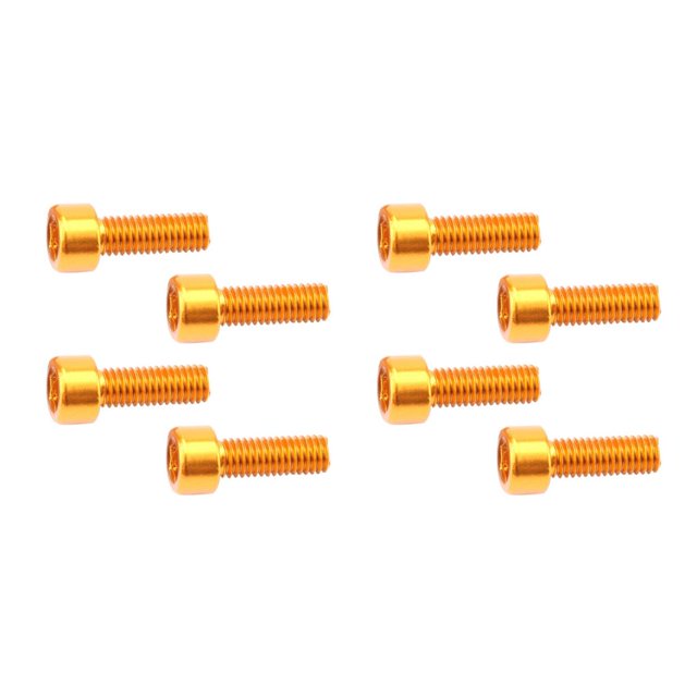 Soporte de botella de agua Soidarity 4 Uds profesional Universal desmontable tornillos Amarillo 2piezas