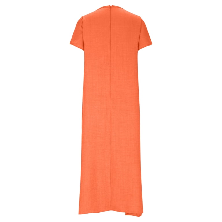 plain orange dress SOLID Plain Coquelicot ORANGE- OVER 100 COLORS IN ORANGE ON OZCUSHIONS"  A-Line Dress for Sale by ozcushions